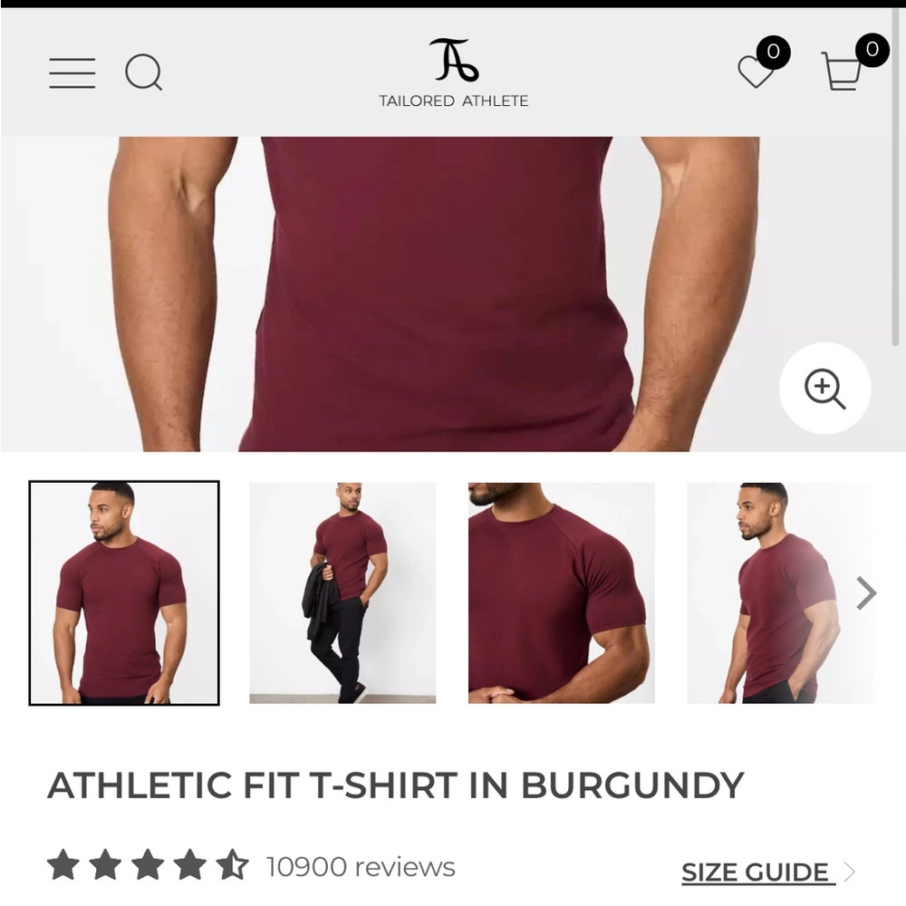 NIB Tailored Athlete Athletic Fit Tee